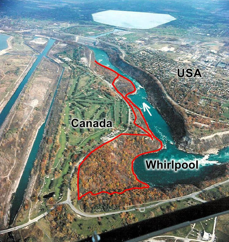 Aerial View of Niagara Glen Area