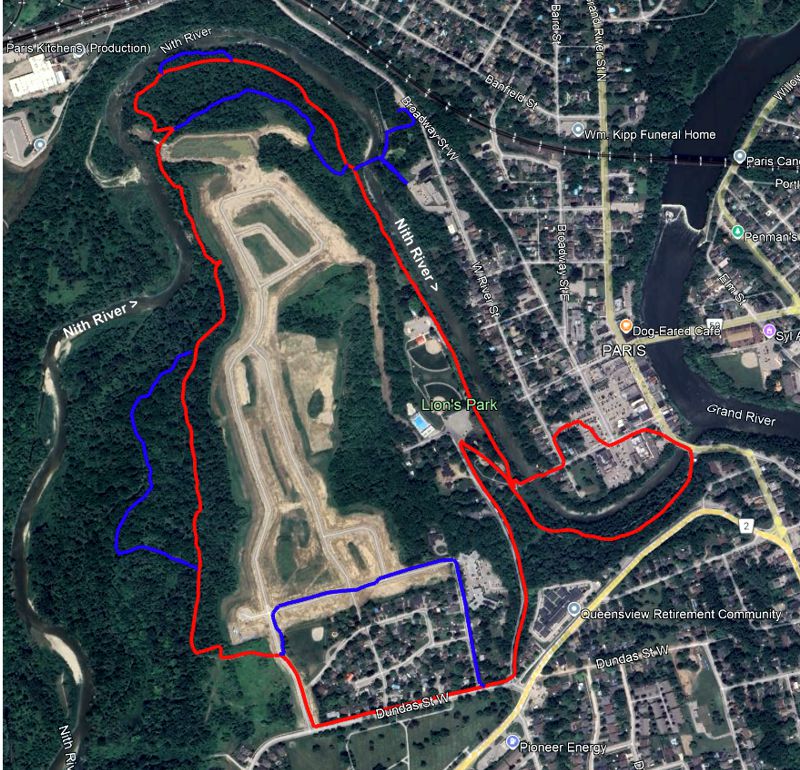 Inert Map of 6 km Loop Inert Map of 6 km Loop