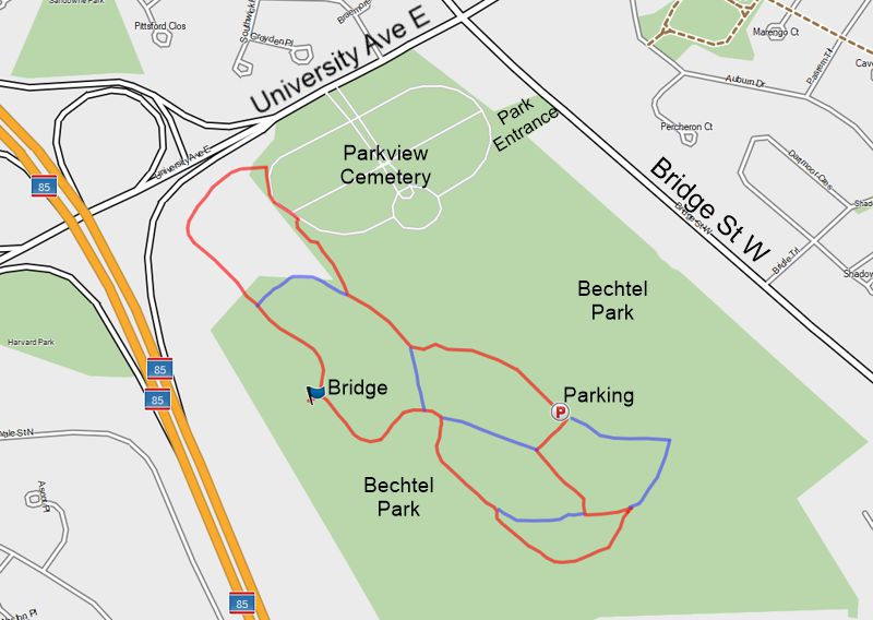 Bechtel Park Loop Map Bechtel Park Loop Map