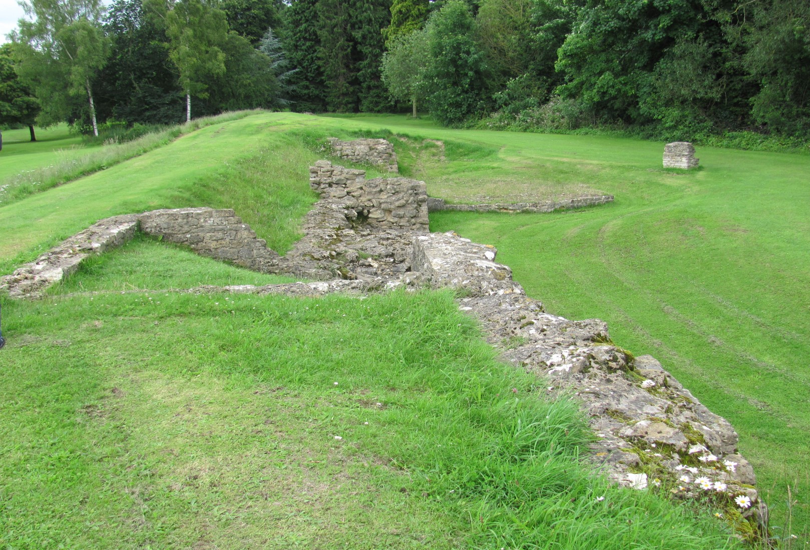 Roman ruins near Church of St. John the Baptist, Cirencester Roman ruins near Church of St. John the Baptist, Cirencester