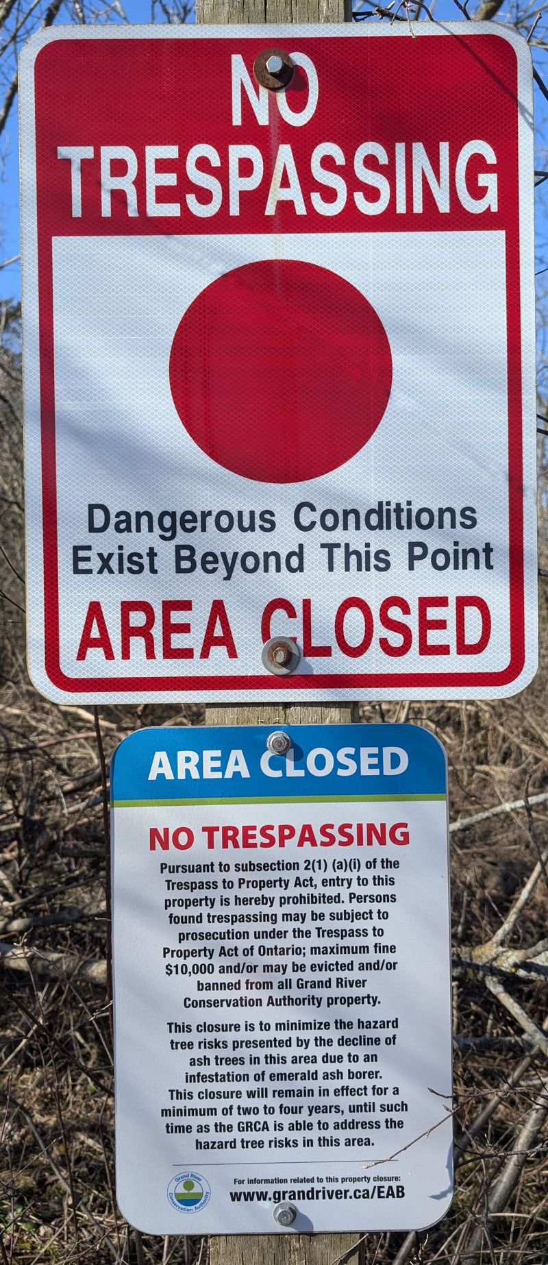No Trespassing