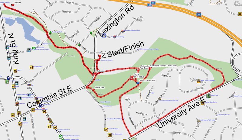 Forwell-Laurel Creeks Loops Forwell-Laurel Creeks Loops