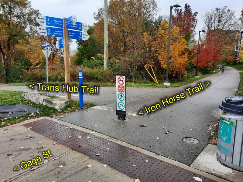 Junction Transit Hub and Iron Horse Trails at Gage Ave Junction Transit Hub and Iron Horse Trails